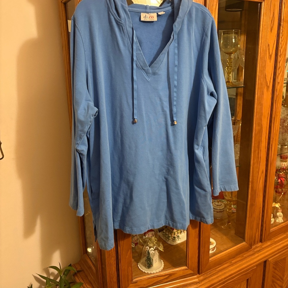 d. co Blue Women's Hoodie